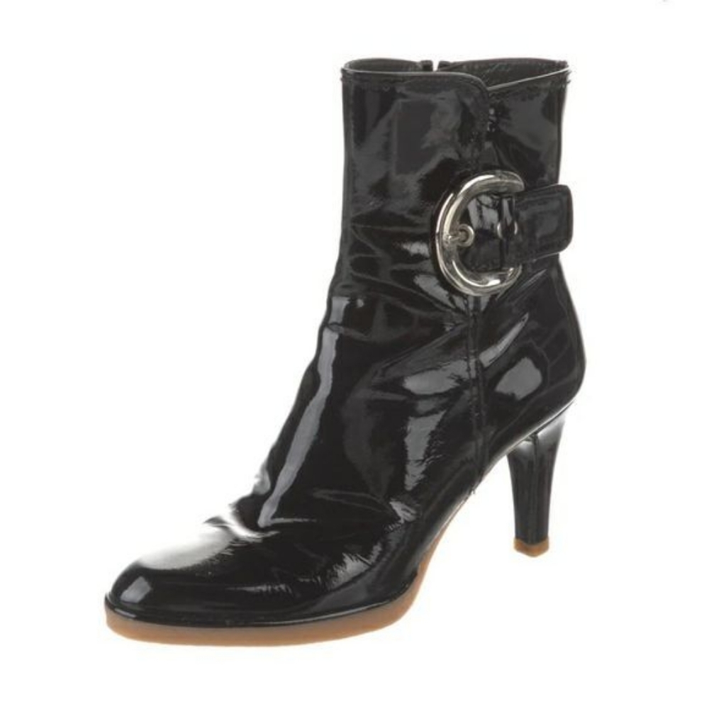 Stuart Weitzman | Patent Leather Ankle Boots